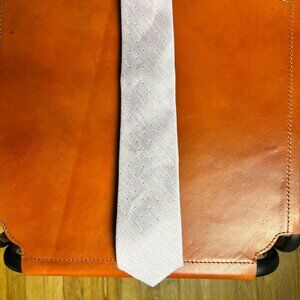 Ledbury Light Pink/Purple Small Polka Dot Skinny Neck Tie